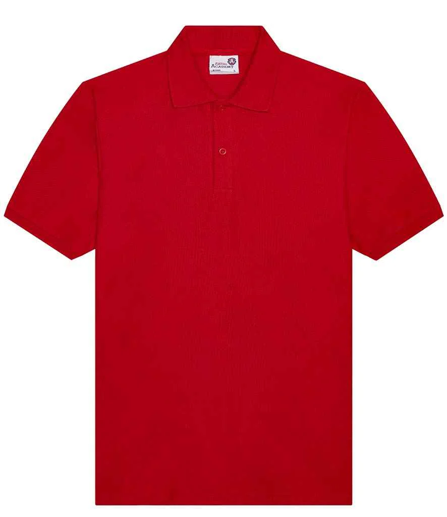 AWDis Academy AC004 Relaxed Taped Neck Polo Shirt - Image 4