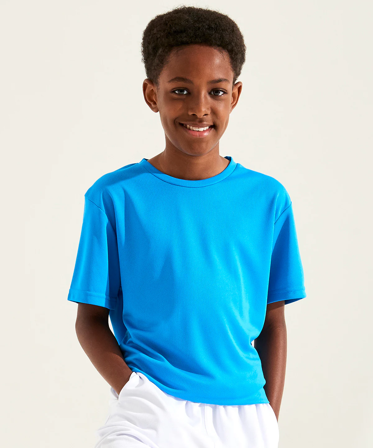 AWDis JC01J Kids Lightweight Cool Short Sleeve Relaxed Crew Neck T-Shirt Main Color - Image 5