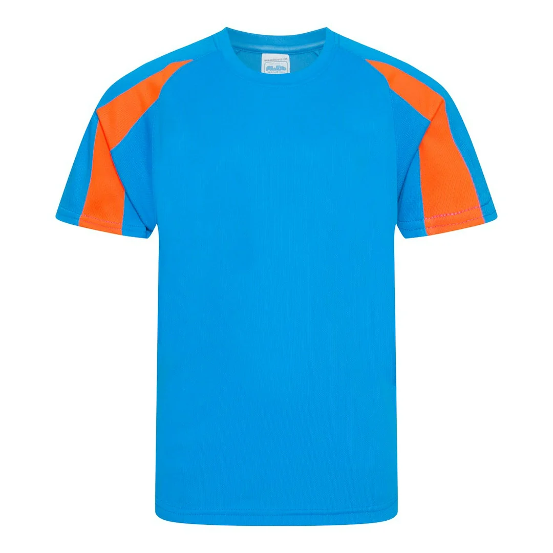 AWDis JC03J Kids Cool Contrast Raglan Sleeves T-Shirt - Image 14