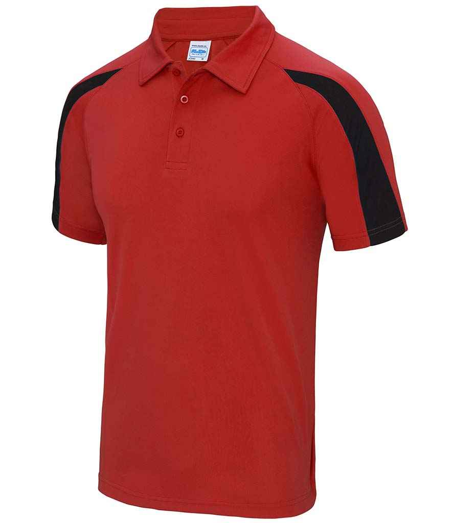 AWDis Cool JC043 Men(Unisex) Contrast Polyester Polo Shirt - Image 22