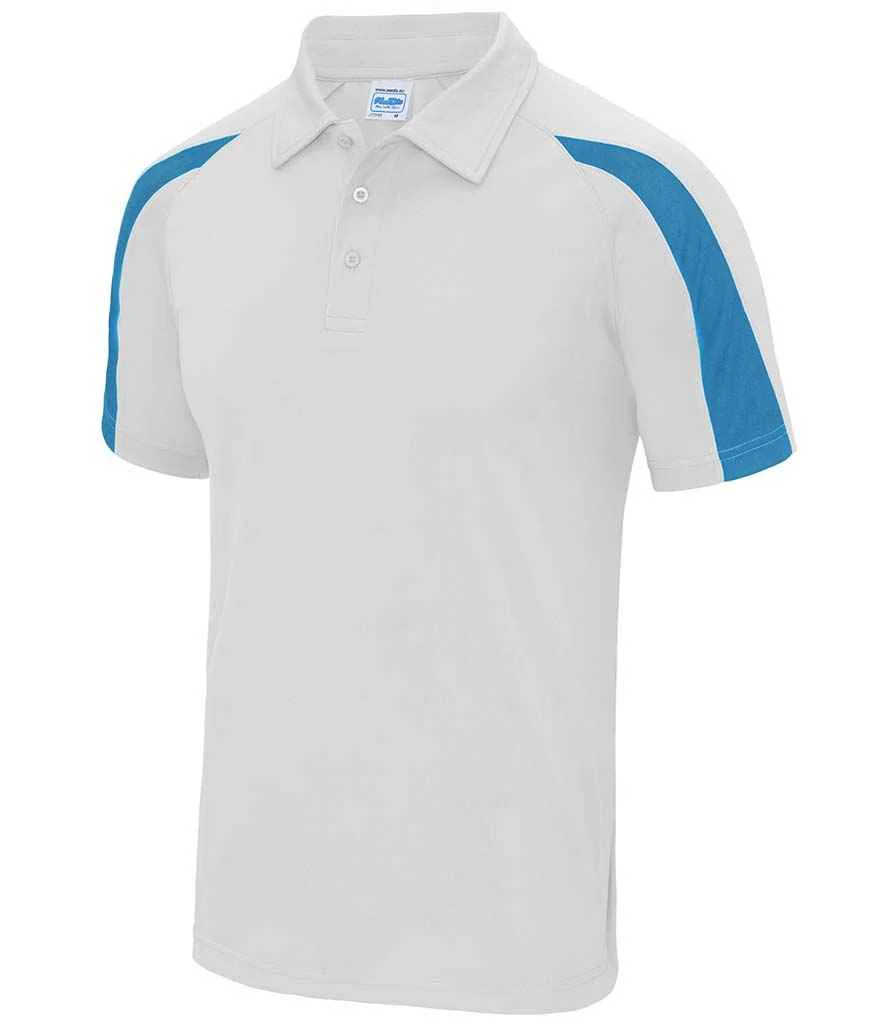 AWDis Cool JC043 Men(Unisex) Contrast Polyester Polo Shirt - Image 5