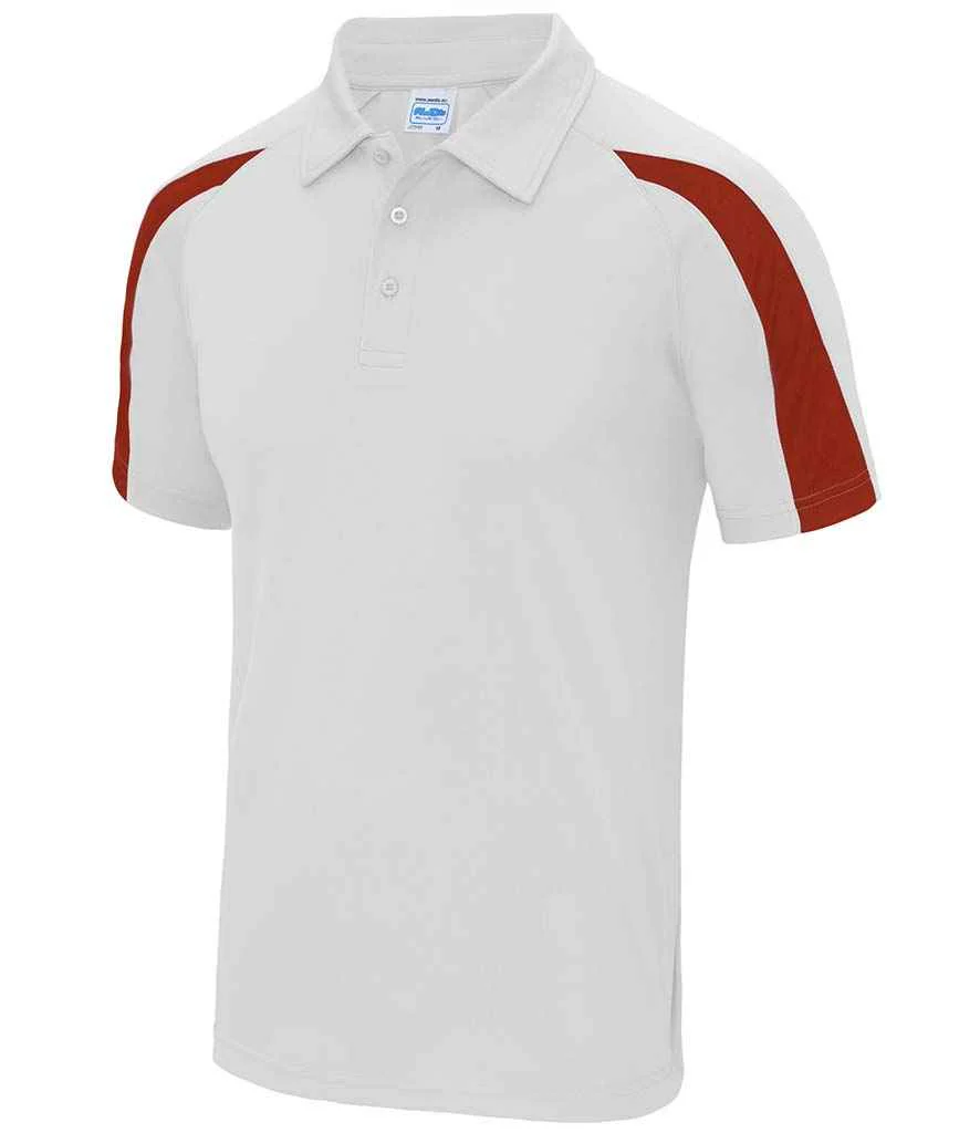 AWDis Cool JC043 Men(Unisex) Contrast Polyester Polo Shirt - Image 6