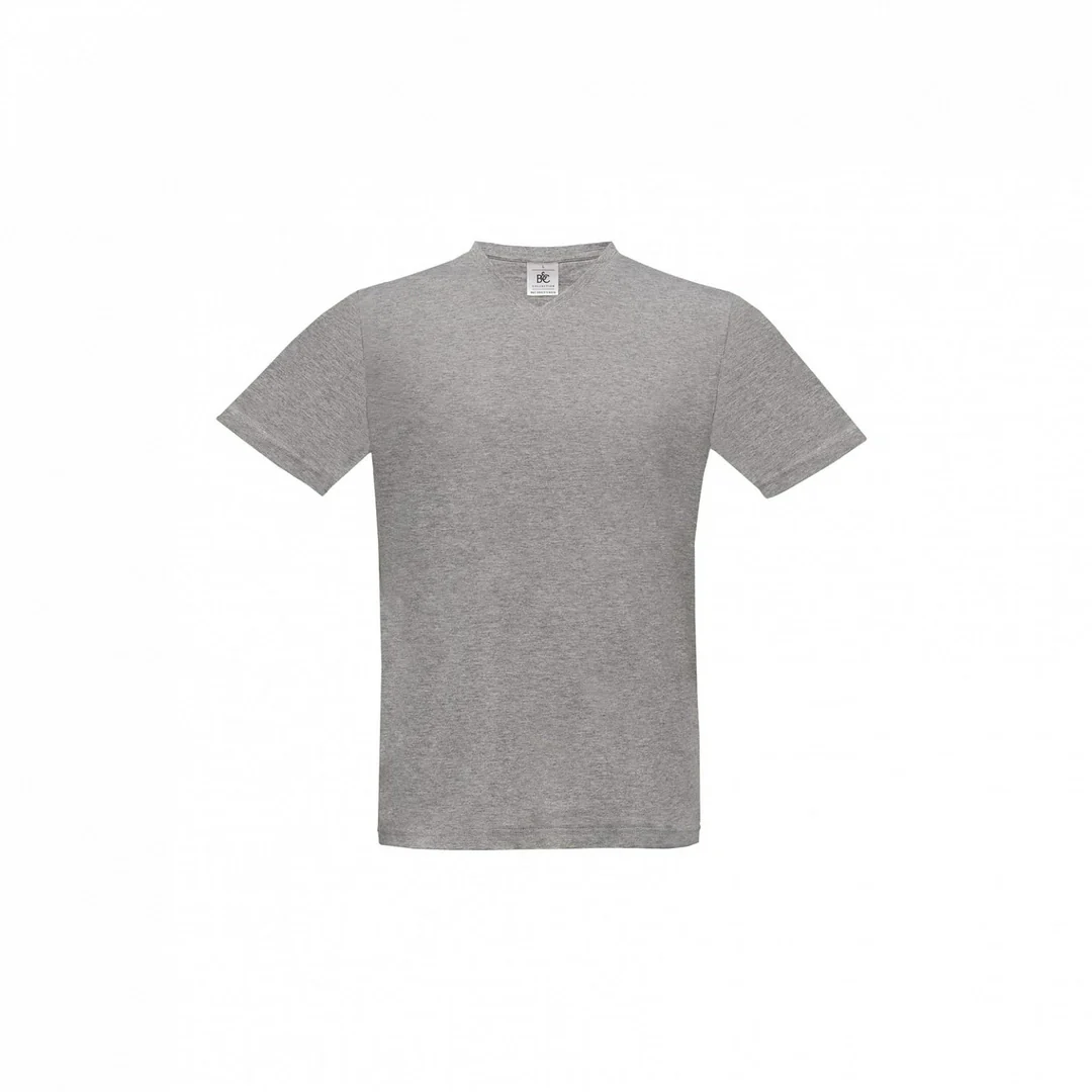 B&C Men's Exact V-Neck T-Shirt TU006 - Image 4