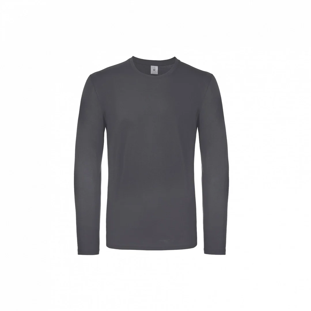 B&C TU05T E150 Contemporary 100% Cotton Long Sleeve T-Shirt - Image 4