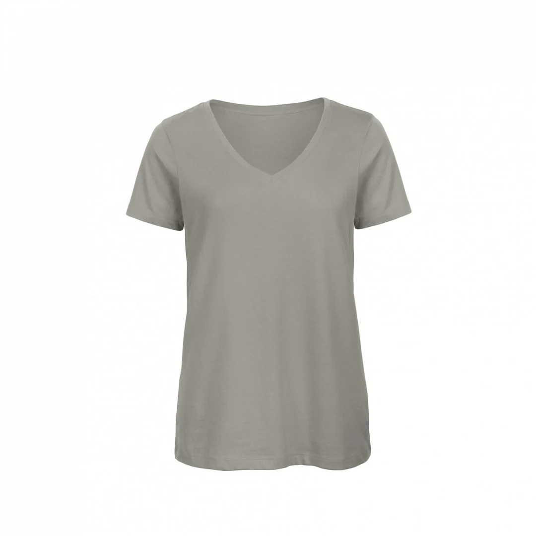 B&C Women's Organic Inspire V-Neck Tee TW045 - Image 3