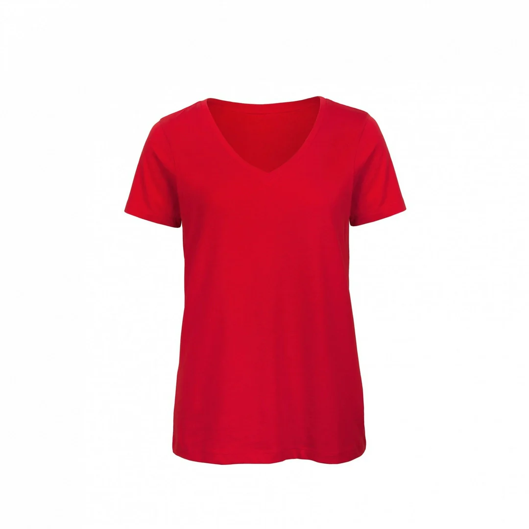 B&C Women's Organic Inspire V-Neck Tee TW045 - Image 5
