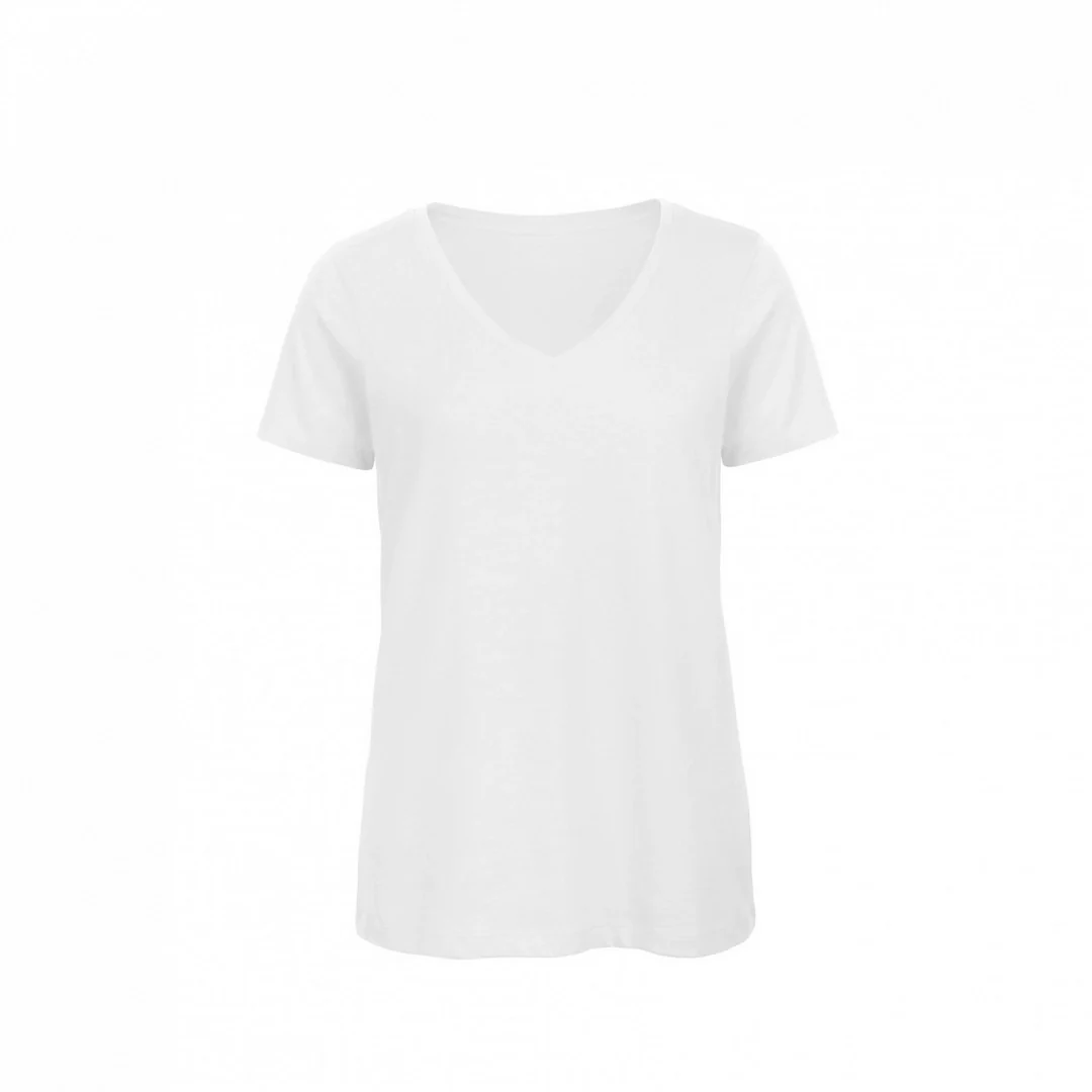 B&C Women's Organic Inspire V-Neck Tee TW045 - Image 6
