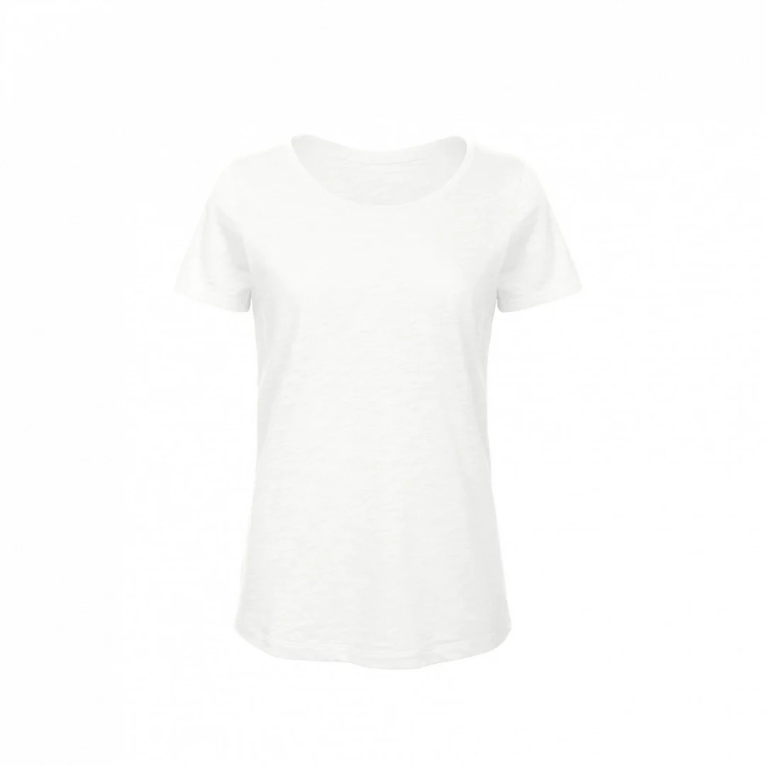 B&C TW047 Ladies Organic Slub T-Shirt - Image 4