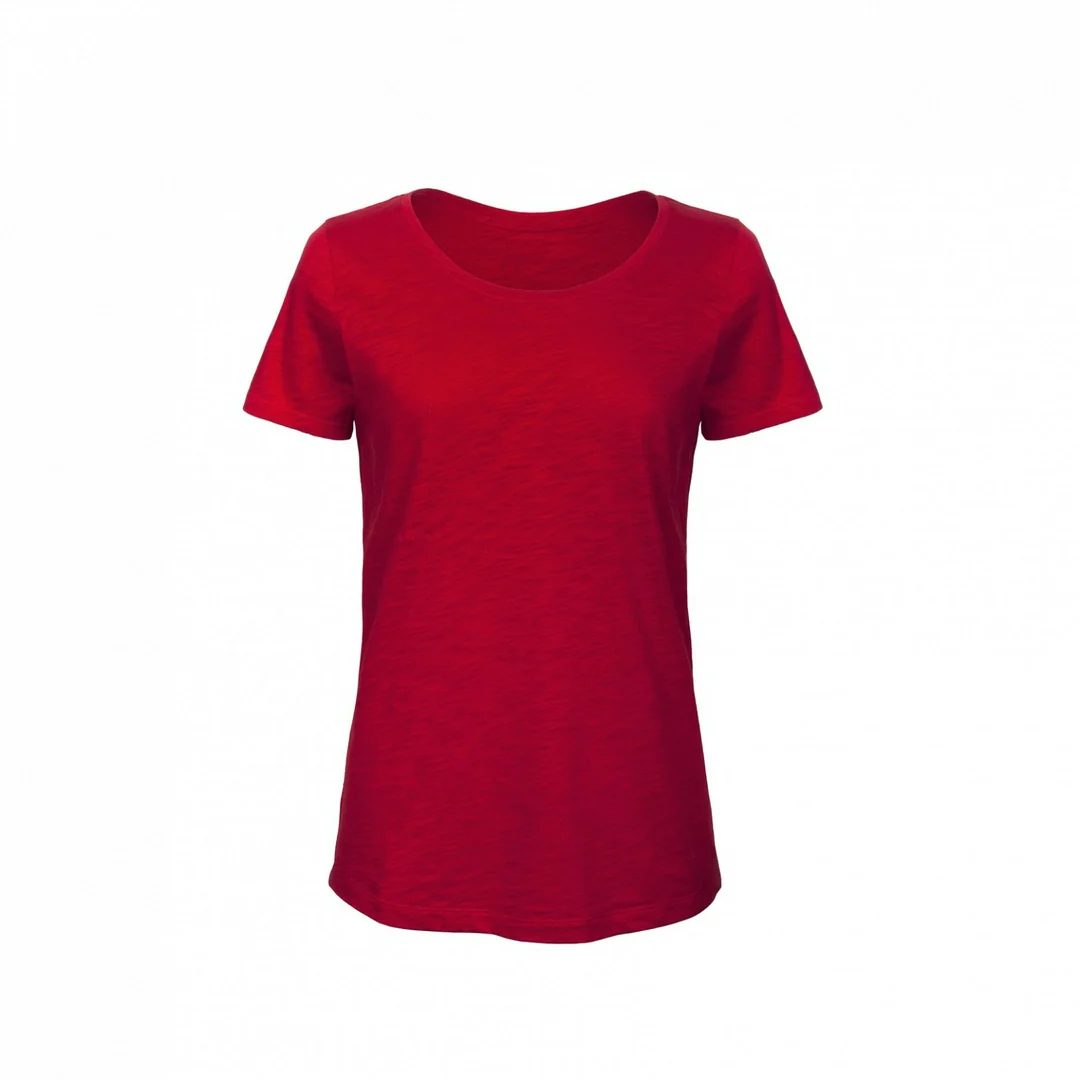 B&C TW047 Ladies Organic Slub T-Shirt - Image 5