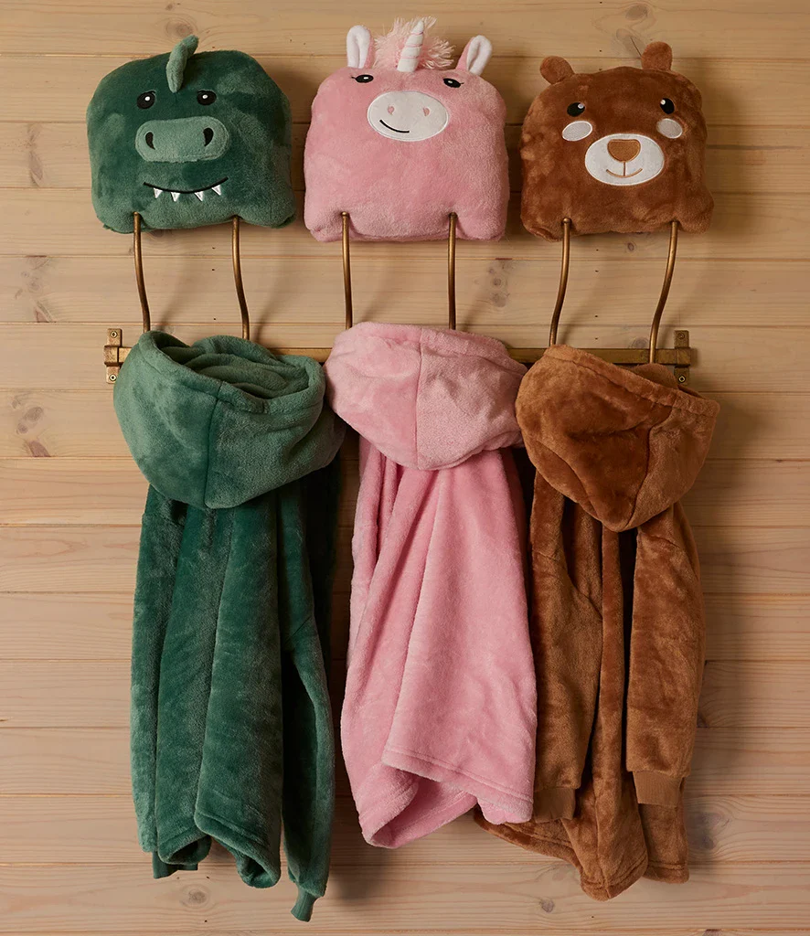 Brand Lab BH103 Kids Character Cushion Hooded Blanket - Image 3