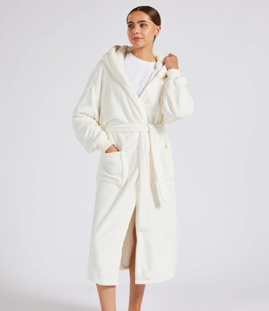 Brand Lab BH104 Unisex Hooded Cuffed Robe - Image 3
