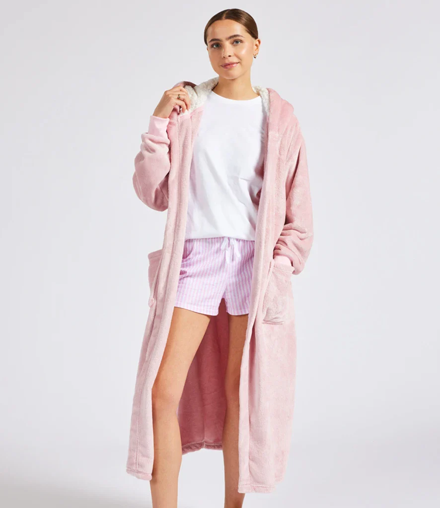 Brand Lab BH104 Unisex Hooded Cuffed Robe - Image 4