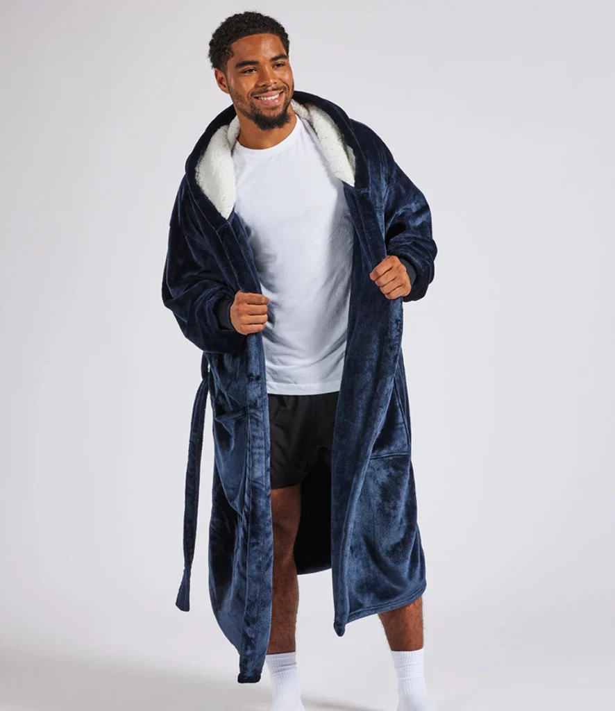 Brand Lab BH104 Unisex Hooded Cuffed Robe - Image 6