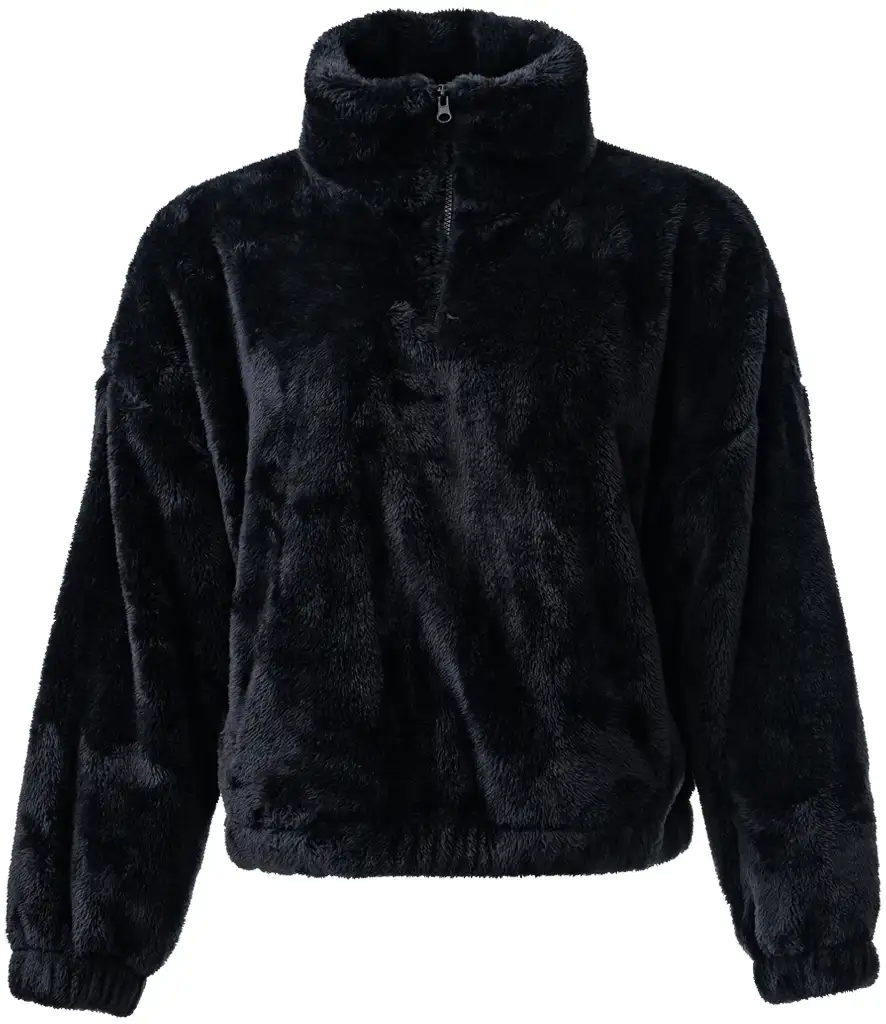 Brand Lab BH202 Ladies Fluffy Fleece 1/4 Zip - Image 3