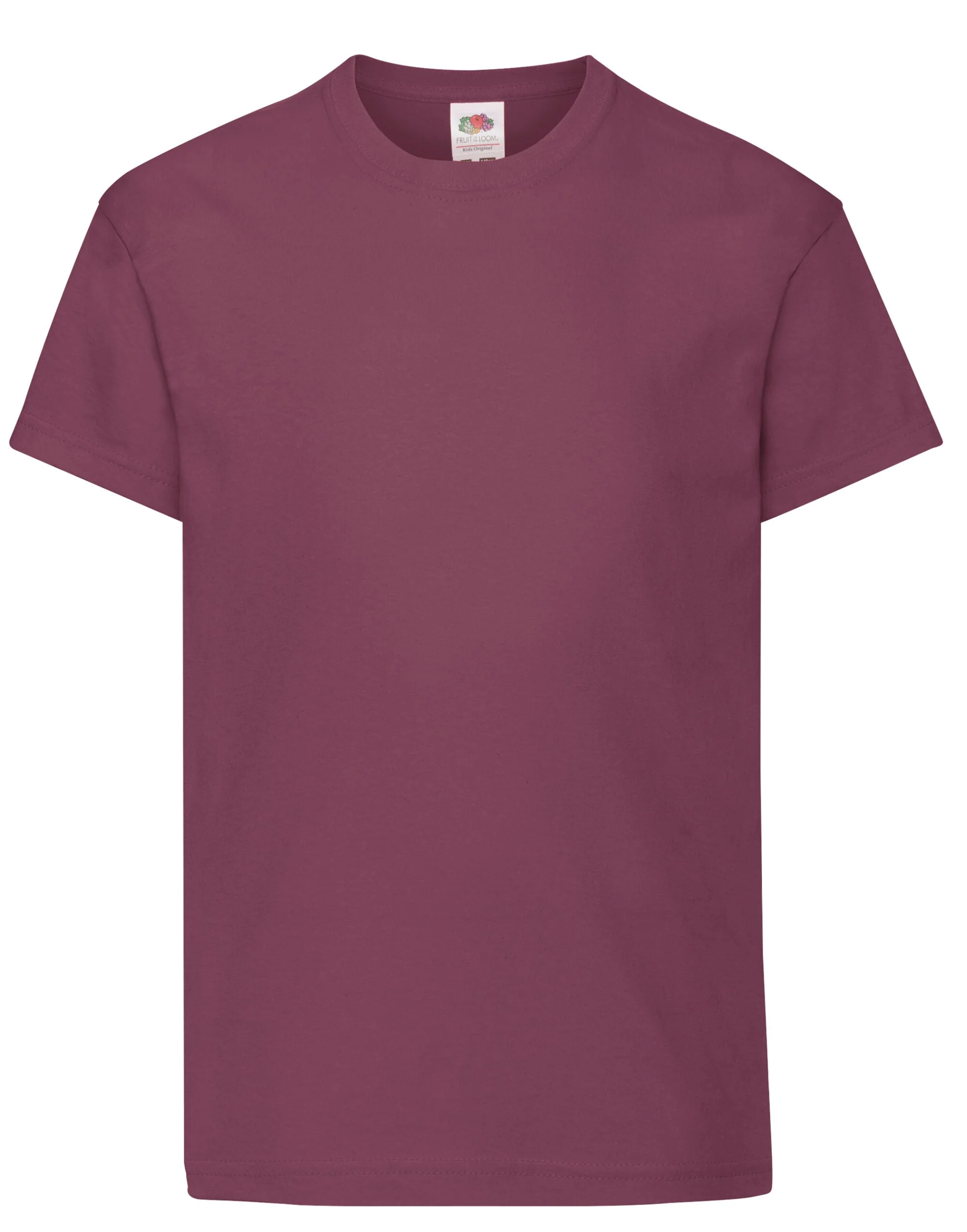 Fruit Of The Loom 61019 Kids Original Cotton Short Sleeve T-Shirt Main Color - Image 40