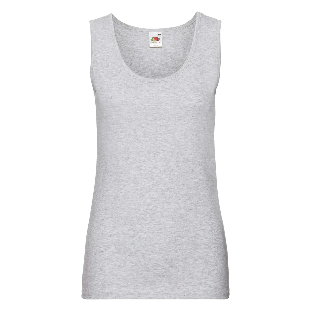 Fruit Of The Loom 61376 Ladies Valueweight Athletic Vest - Image 3