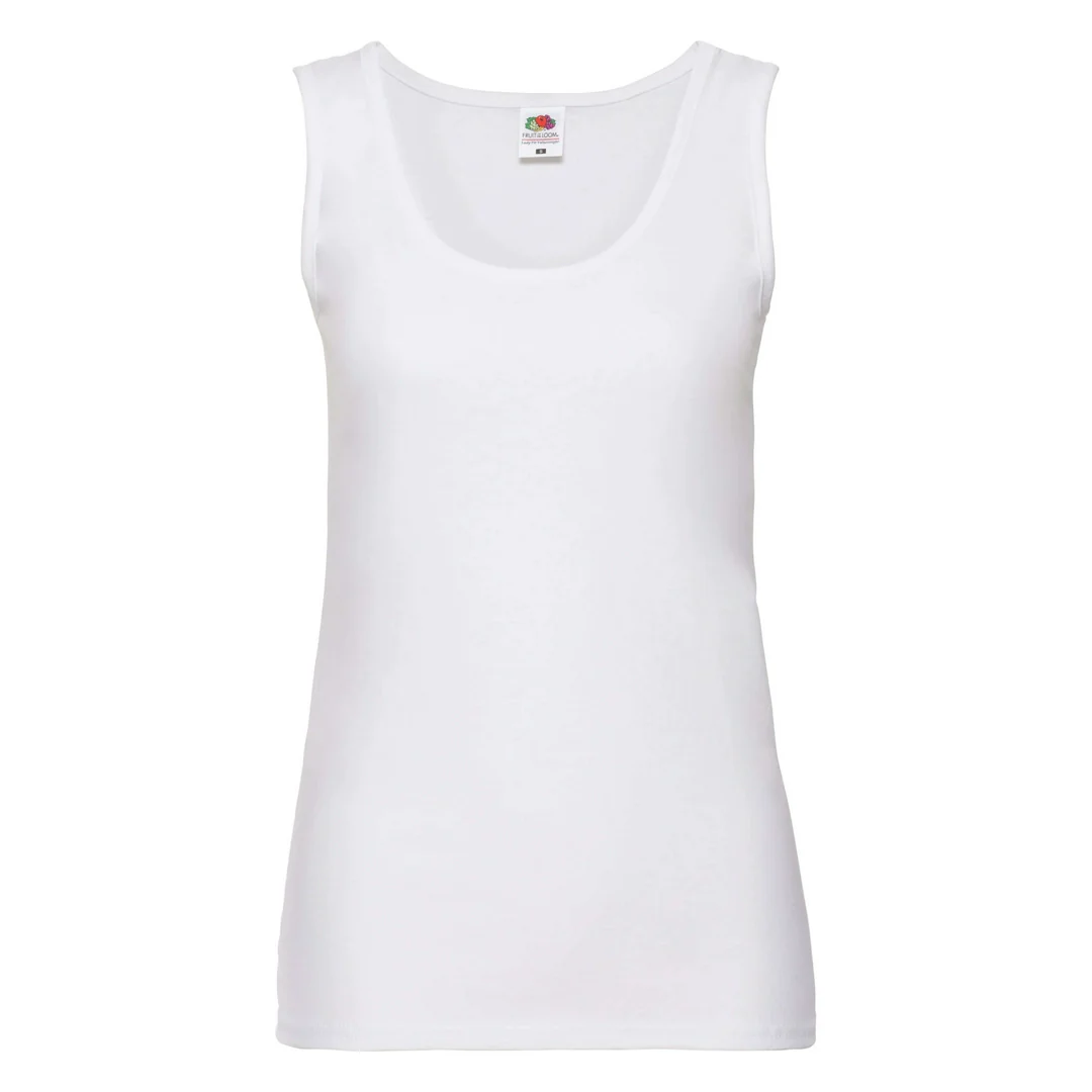 Fruit Of The Loom 61376 Ladies Valueweight Athletic Vest - Image 5