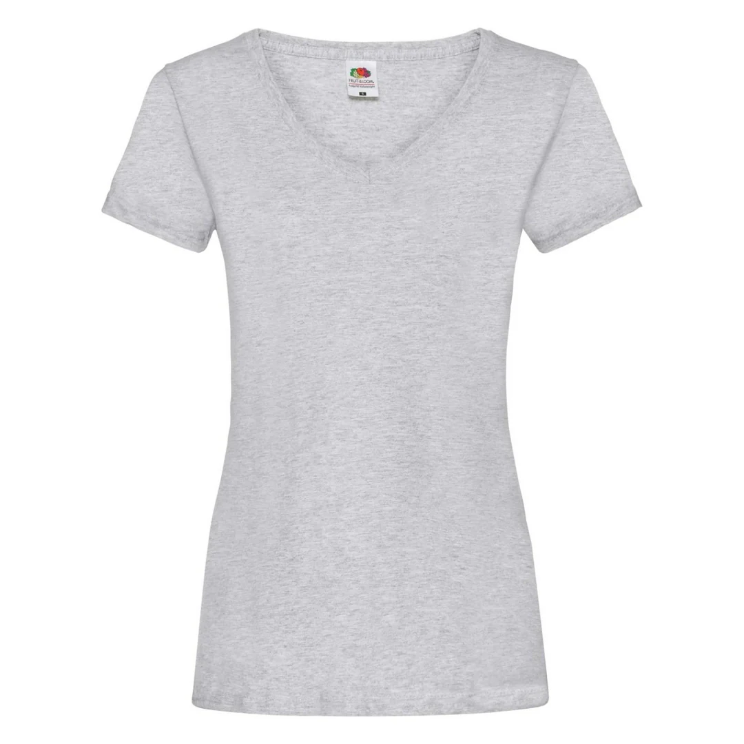 Fruit Of The Loom 61398 Ladies Valueweight V-Neck T-Shirt - Image 5