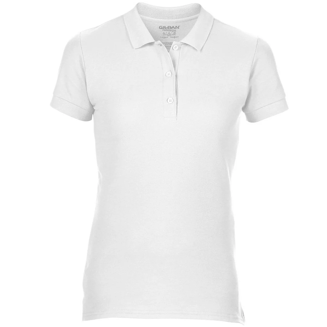 Gildan 85800L Ladies Premium Double Pique Cotton Polo Shirt 225gsm - Image 11