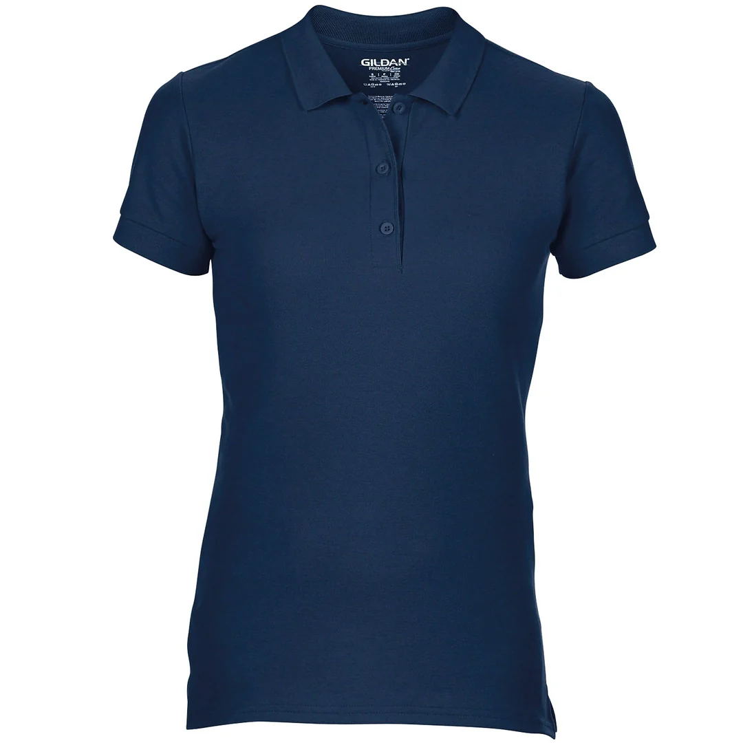 Gildan 85800L Ladies Premium Double Pique Cotton Polo Shirt 225gsm - Image 6