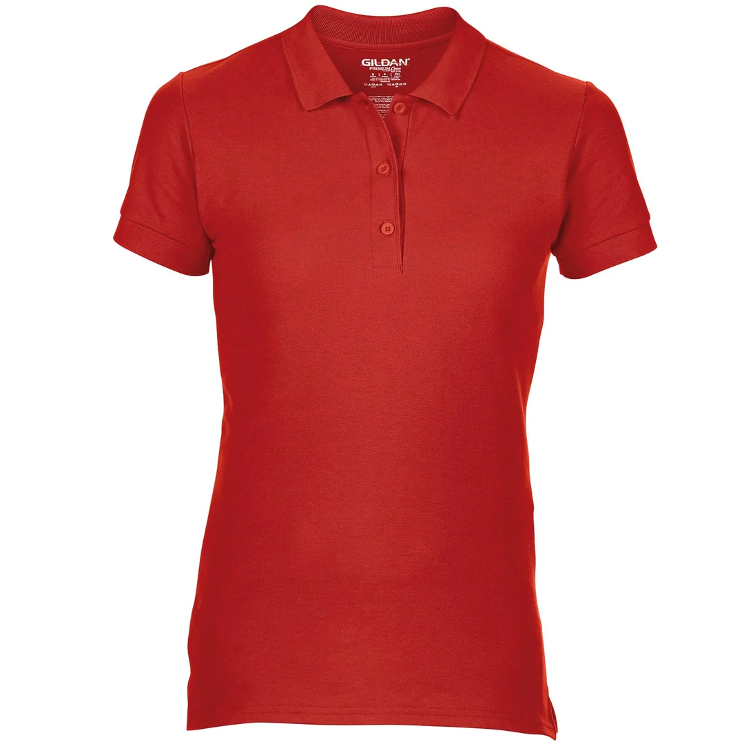 Gildan 85800L Ladies Premium Double Pique Cotton Polo Shirt 225gsm - Image 7