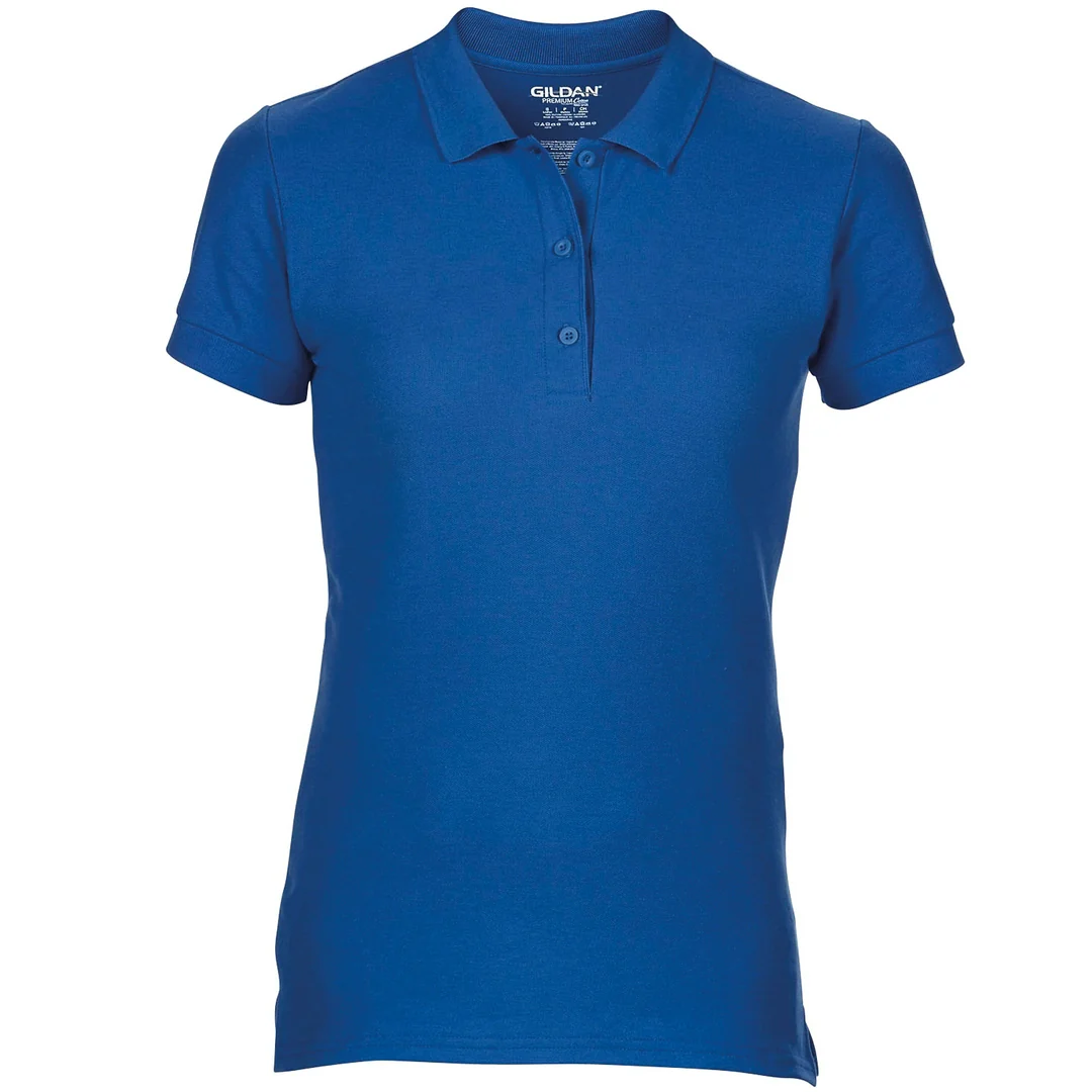 Gildan 85800L Ladies Premium Double Pique Cotton Polo Shirt 225gsm - Image 8