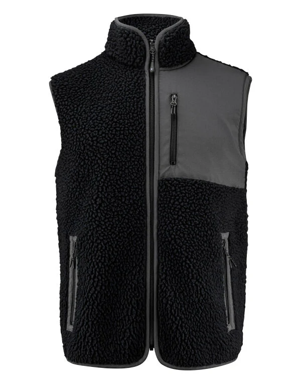 James Harvest HAR2111501 Kingsley Sherpa Fleece Vest - Image 3