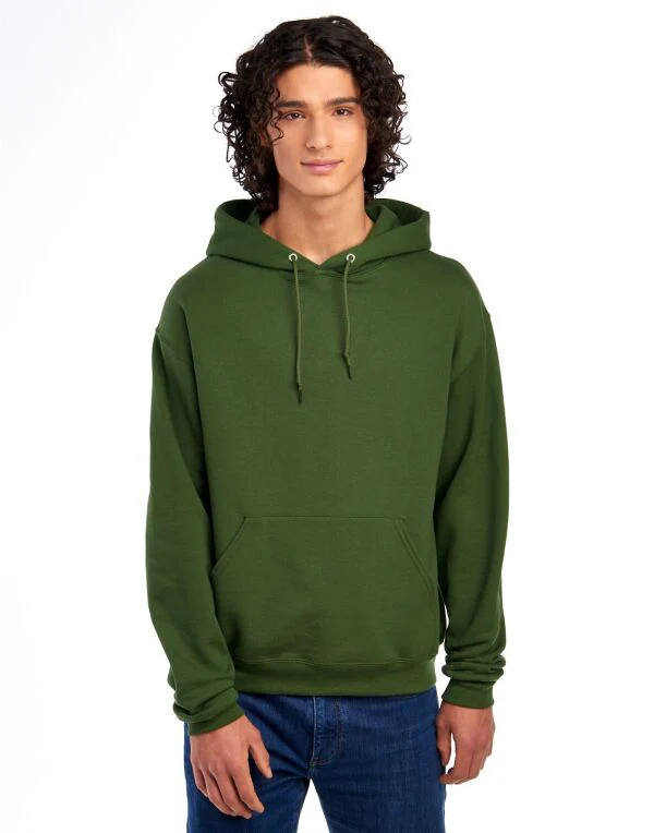 Jerzees 996M Unisex NuBlend Hooded Sweatshirt 2-ply hood with grommets - Image 12
