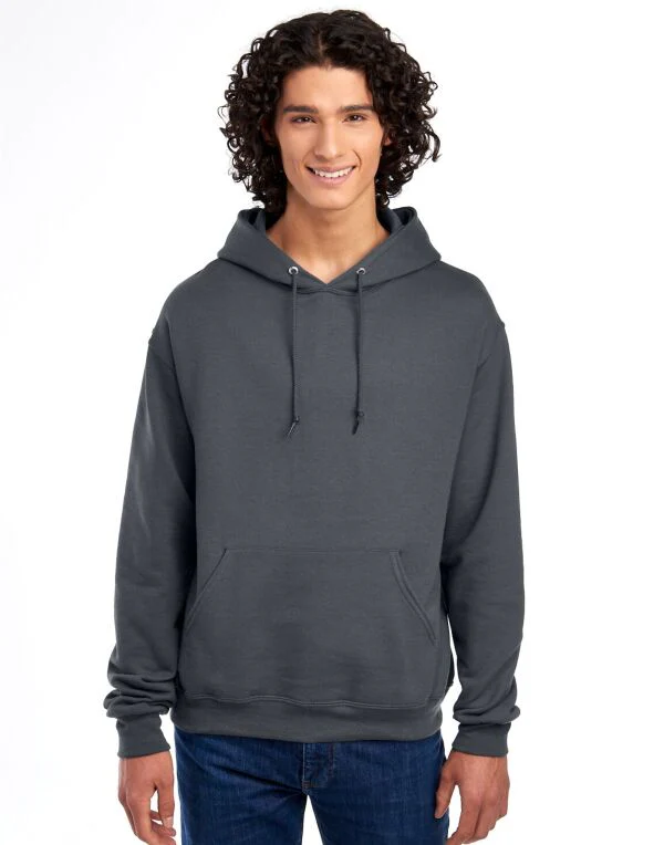 Jerzees 996M Unisex NuBlend Hooded Sweatshirt 2-ply hood with grommets - Image 3