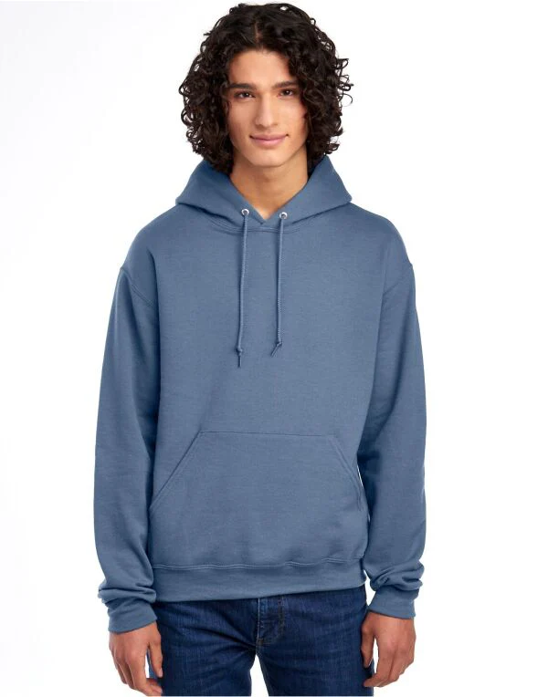 Jerzees 996M Unisex NuBlend Hooded Sweatshirt 2-ply hood with grommets - Image 4