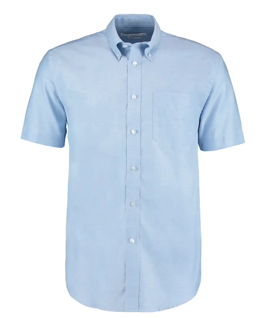 Kustom Kit KK350 Classic Fit Short Sleeve Workwear Oxford Shirt - Image 3