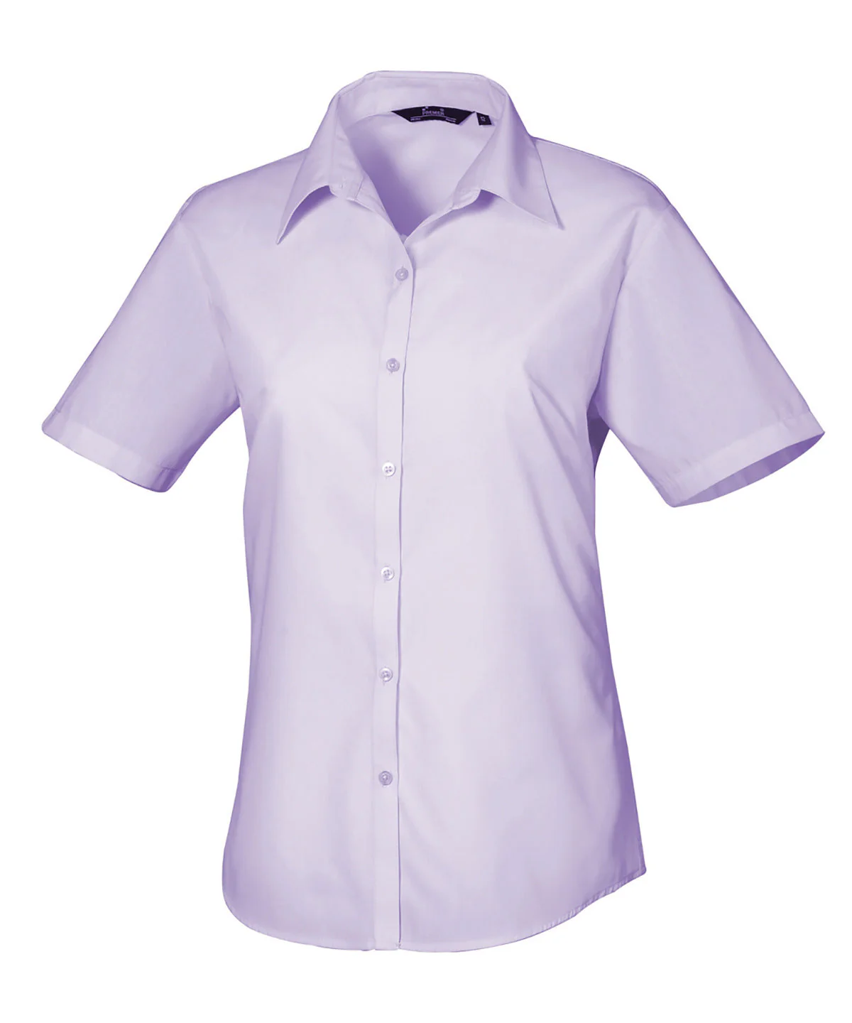 Premier Ladies Short Sleeve Poplin Blouse Light color PR302 - Image 10