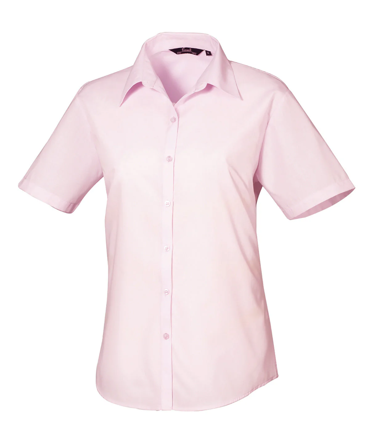 Premier Ladies Short Sleeve Poplin Blouse Light color PR302 - Image 13