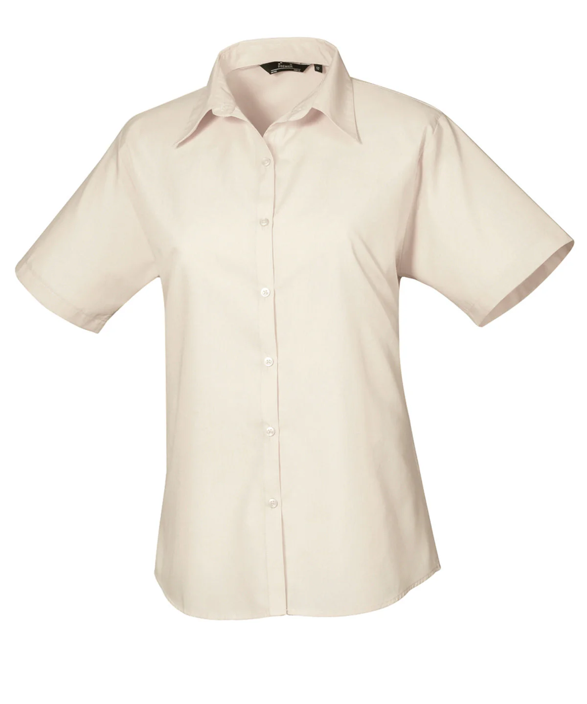 Premier Ladies Short Sleeve Poplin Blouse Light color PR302 - Image 14