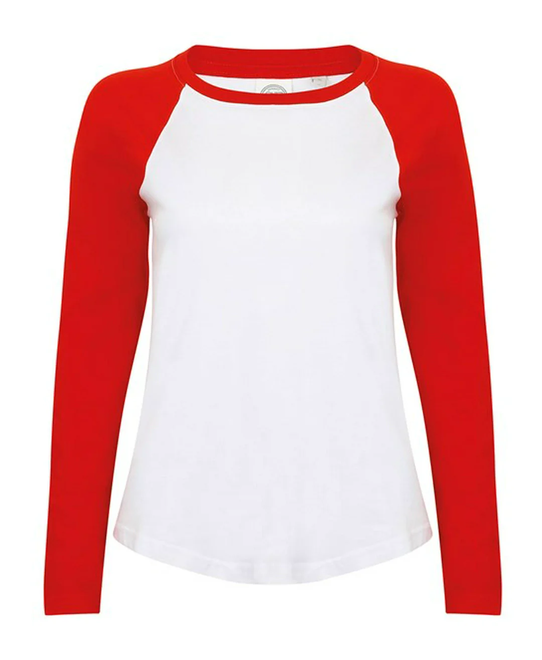 Skinni Fit ST271 SF Ladies Long Sleeve Baseball T-Shirt - Image 6