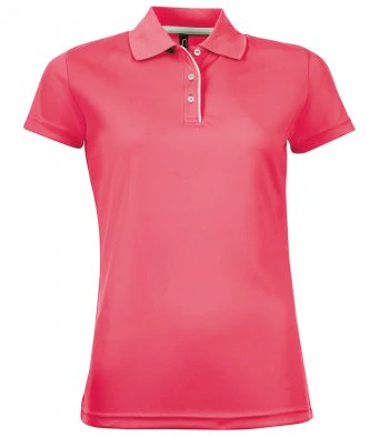 SOL'S Ladies Performer Piqu Polo Shirt SOL01179 - Image 4