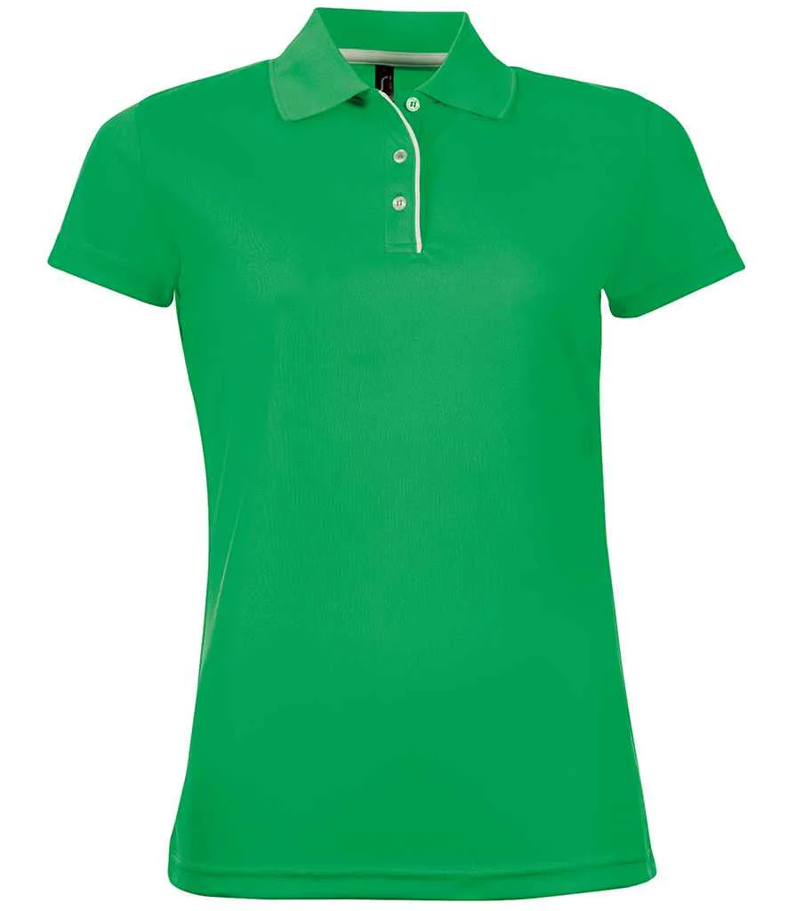 SOL'S Ladies Performer Piqu Polo Shirt SOL01179 - Image 5