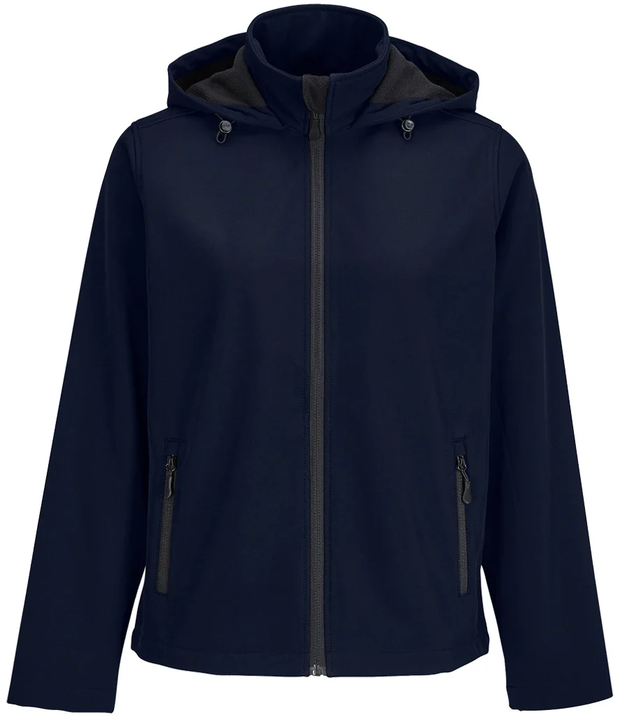 SOLS SOL04448 Ladies Race Hooded Softshell Jacket - Image 3