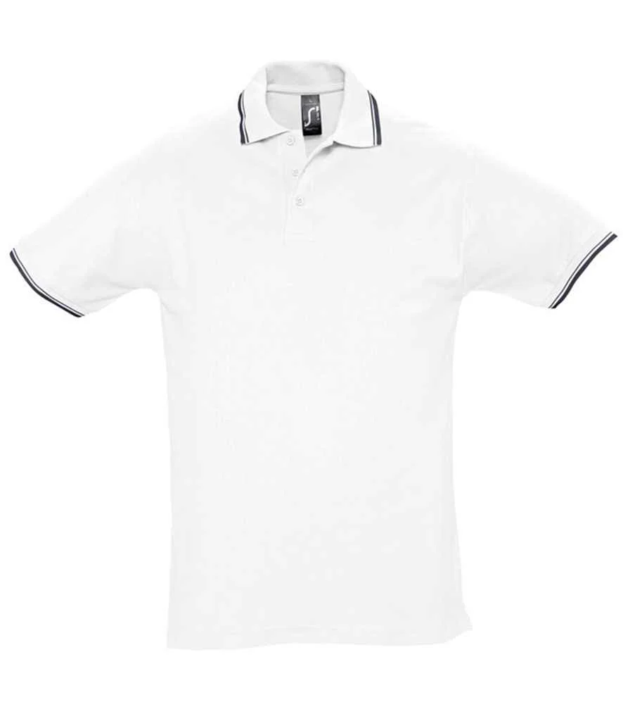 SOLS Practice Tipped Cotton Piqu Polo Shirt SOL11365 - Image 3