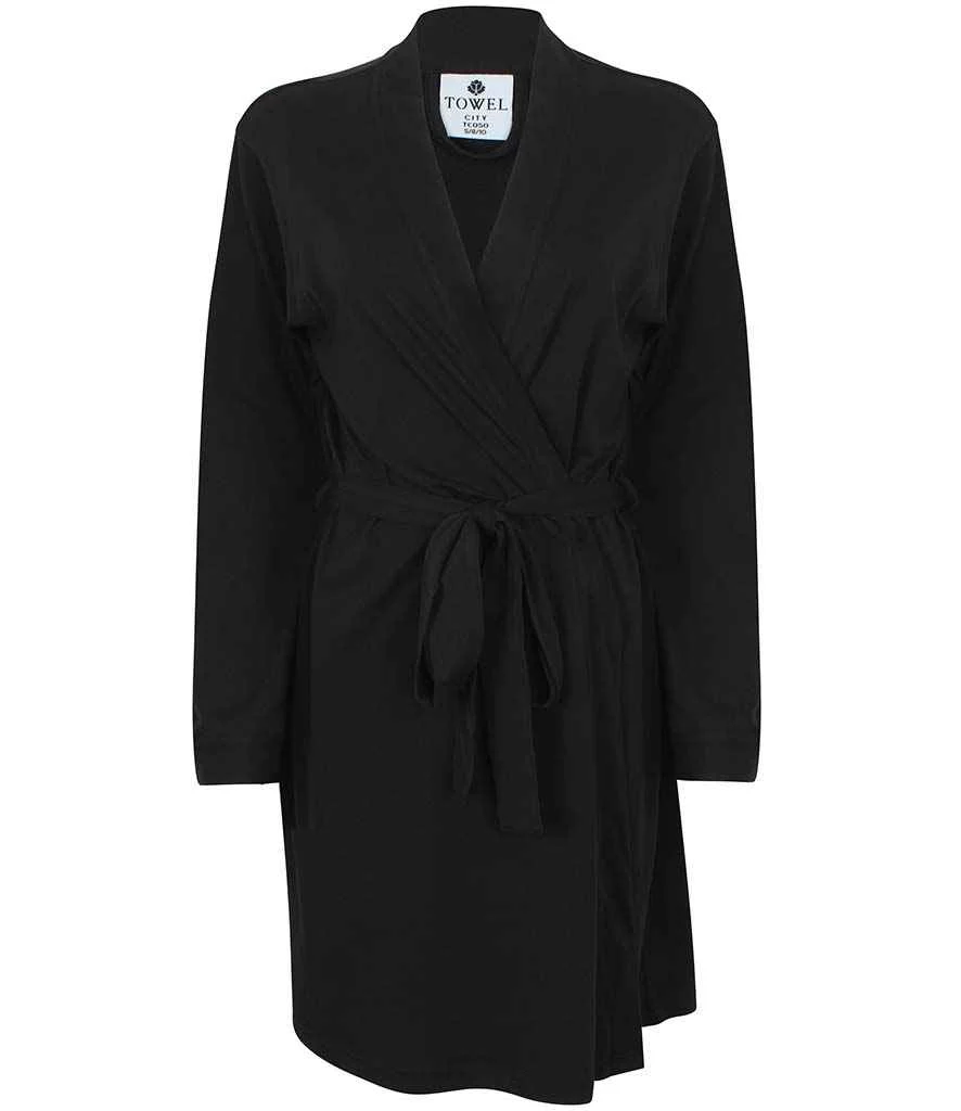 Towel City TC050 Ladies Cotton Wrap Robe - Image 4
